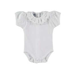 Overview image: Babidu Romper broderie km wit