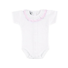 Overview image: Babidu Romper broderie km roze