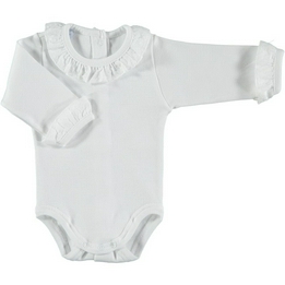 Overview image: Babidu Romper broderie wit