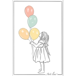 Overview image: Arti Line Kaart Meisje - Ballon