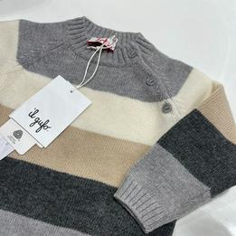 Overview second image: Il Gufo Pullover Streep